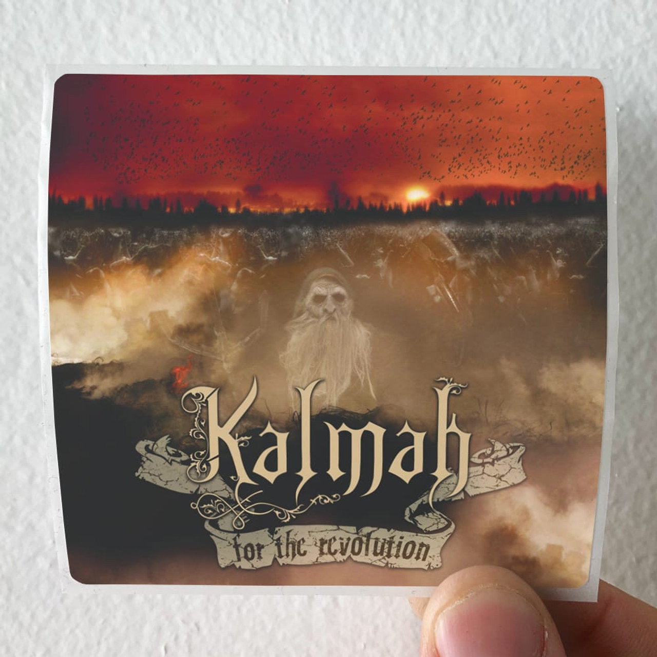 Kalmah For The Revolution Album Cover Sticker