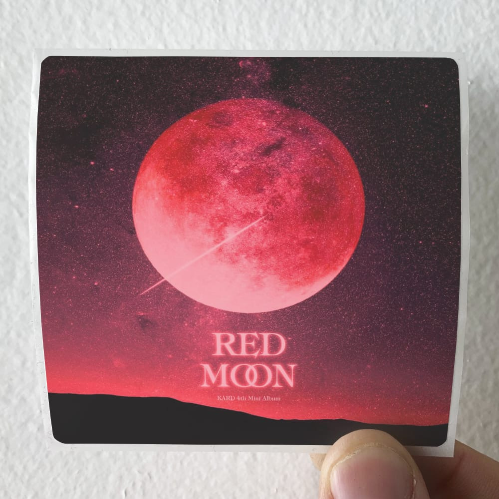 KARD Red Moon Album Cover Sticker