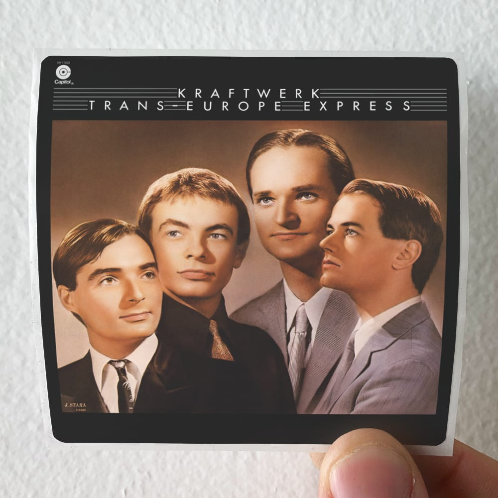 Kraftwerk Trans Europa Express Album Cover Sticker