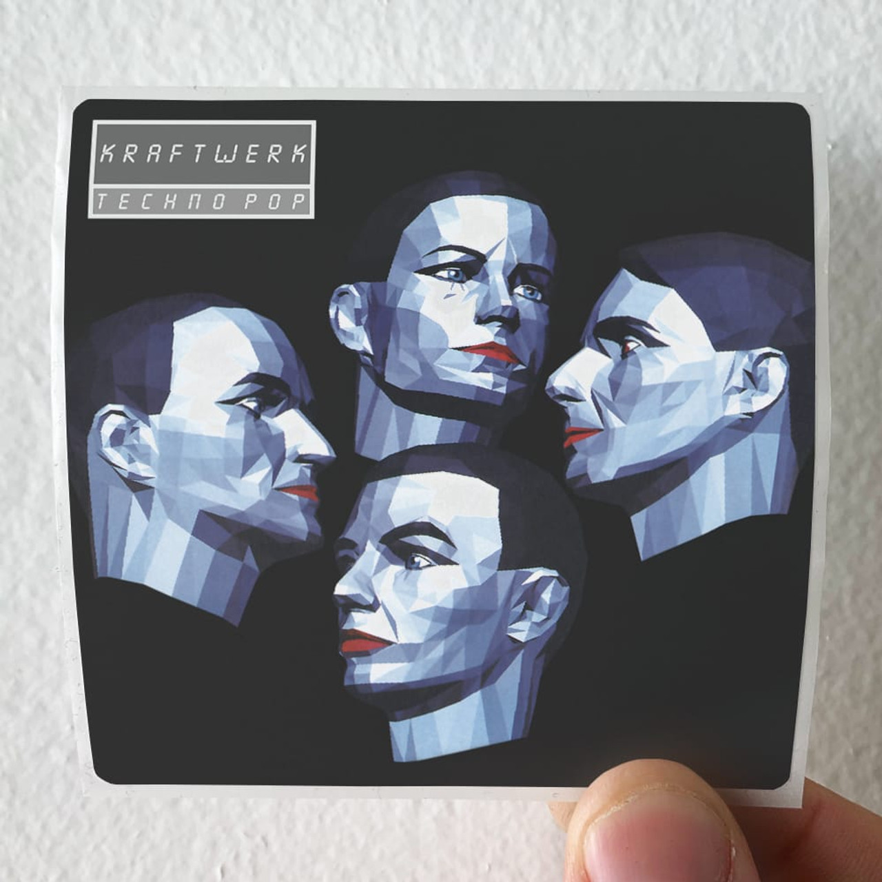 Kraftwerk Cafe Album Cover Sticker