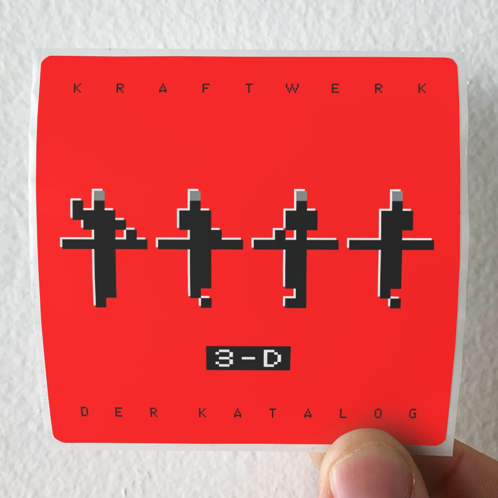 Kraftwerk 3 D The Catalogue Album Cover Sticker