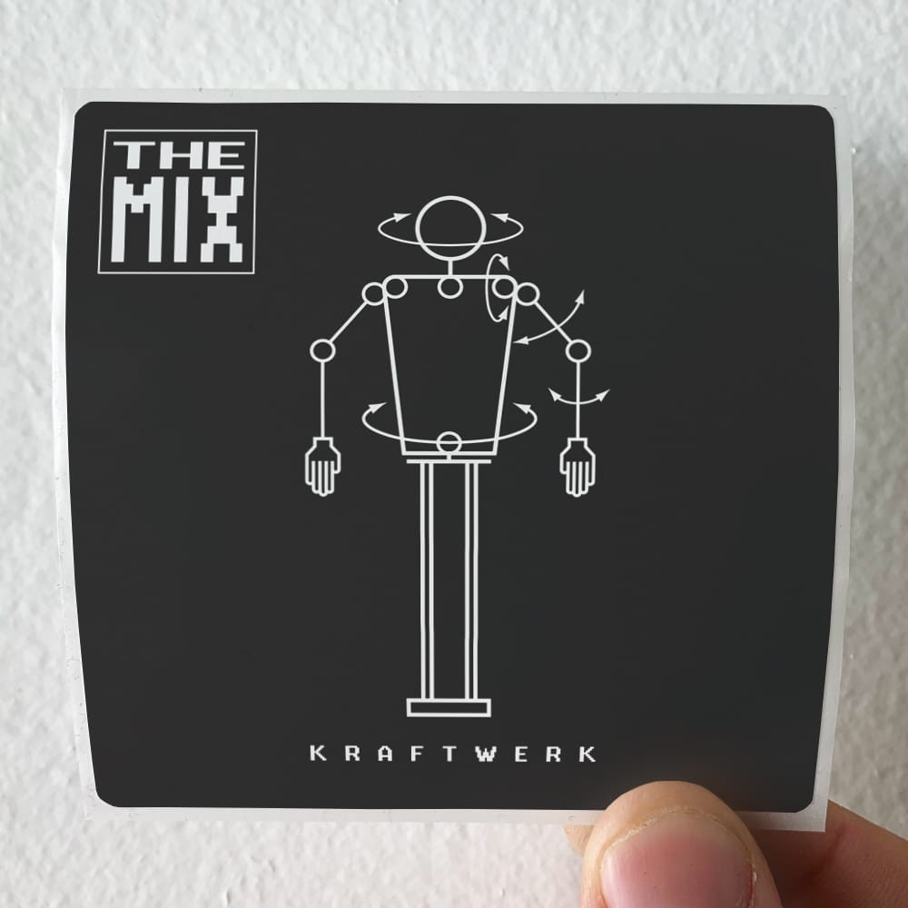 Kraftwerk The Mix 1 Album Cover Sticker