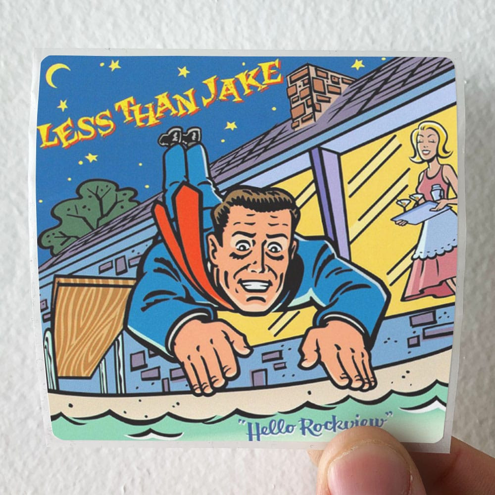 Less Than Jake Hello Rockview Album Cover Sticker