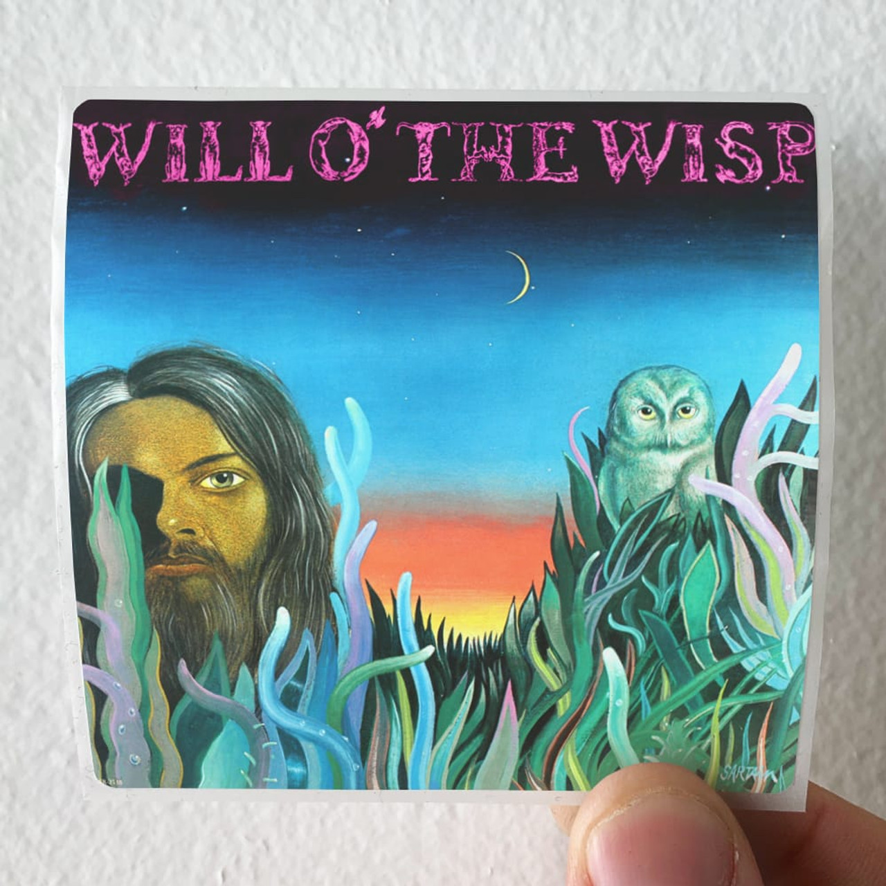 Leon Russell Will O The Wisp Album Cover Sticker