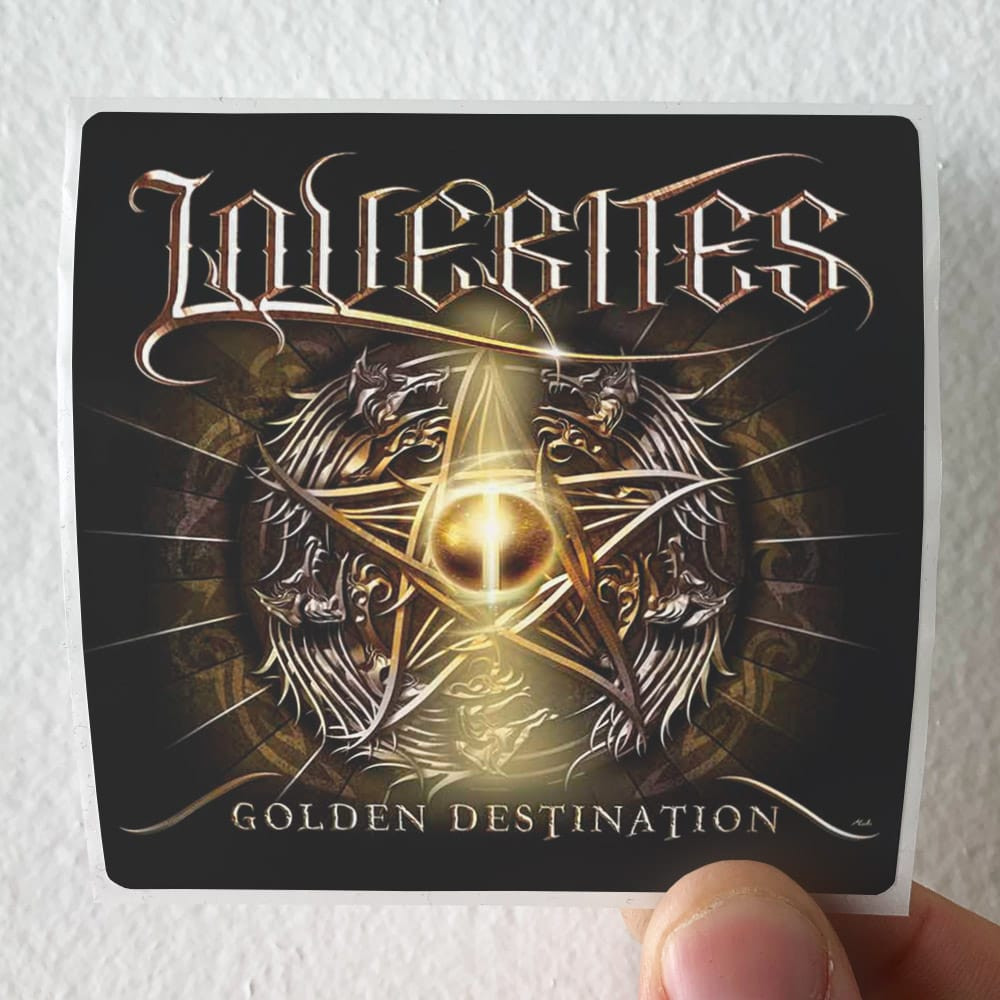 LOVEBITES Golden Destination Album Cover Sticker