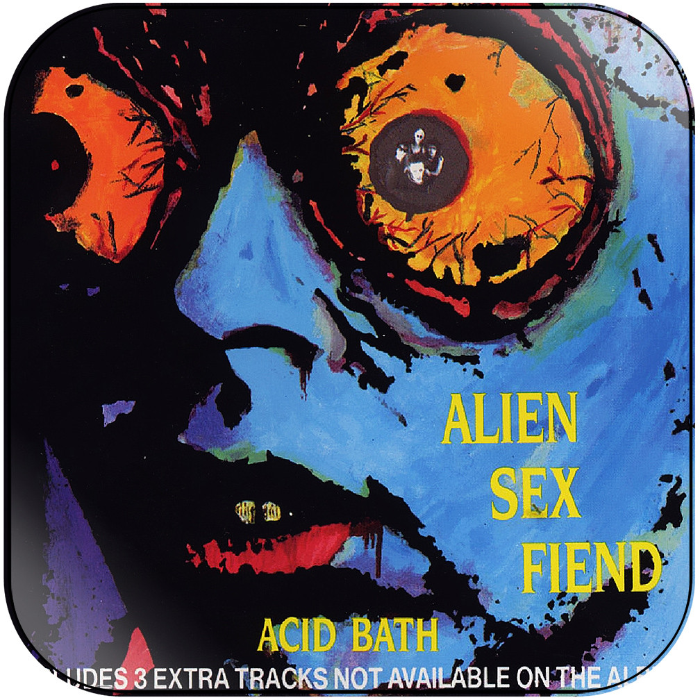 Alien Sex Fiend Acid Bath Album Cover Sticker Album Cover Sticker