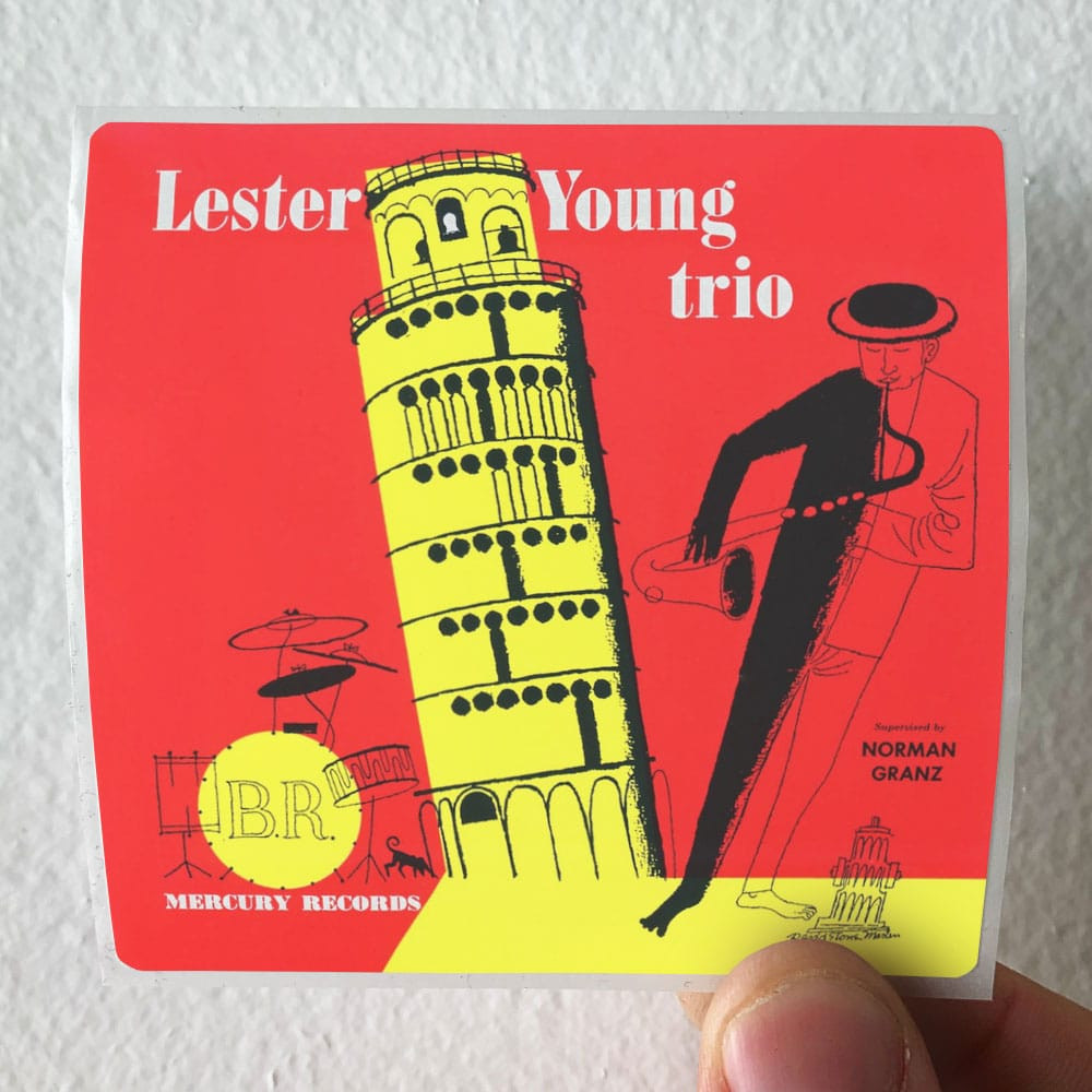 Lester Young Lester Young Trio Album Cover Sticker