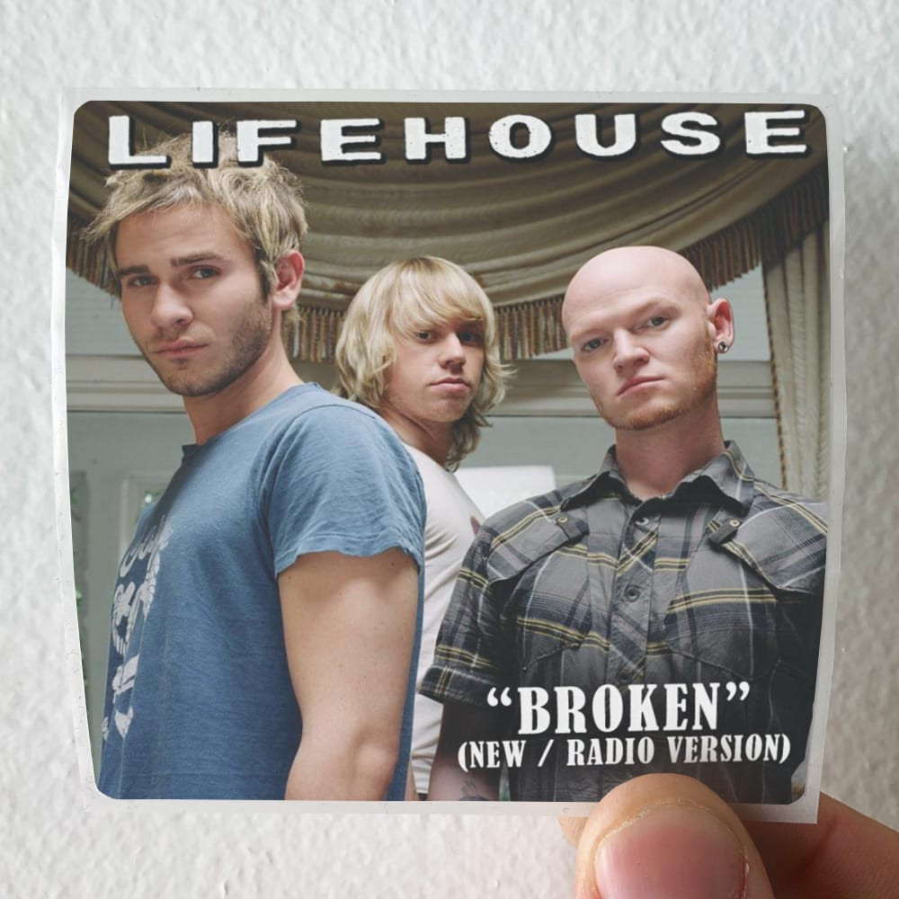 Lifehouse Broken Album Cover Sticker