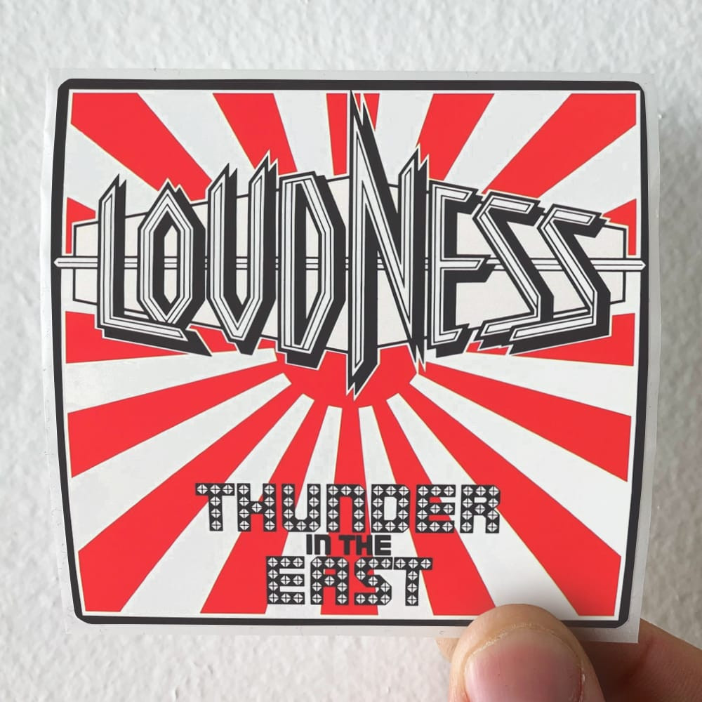 Loudness Thunder In The East Album Cover Sticker