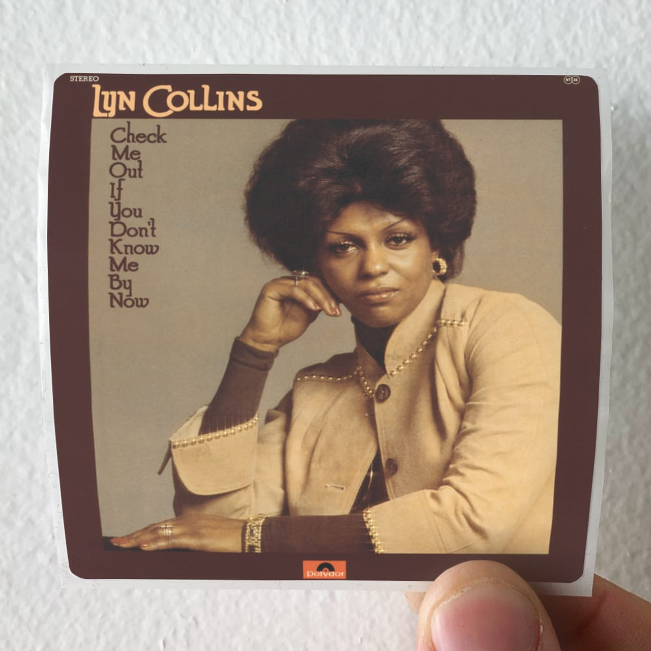 Lyn Collins Check Me Out If You Dont Know Me By Now Album Cover Sticker