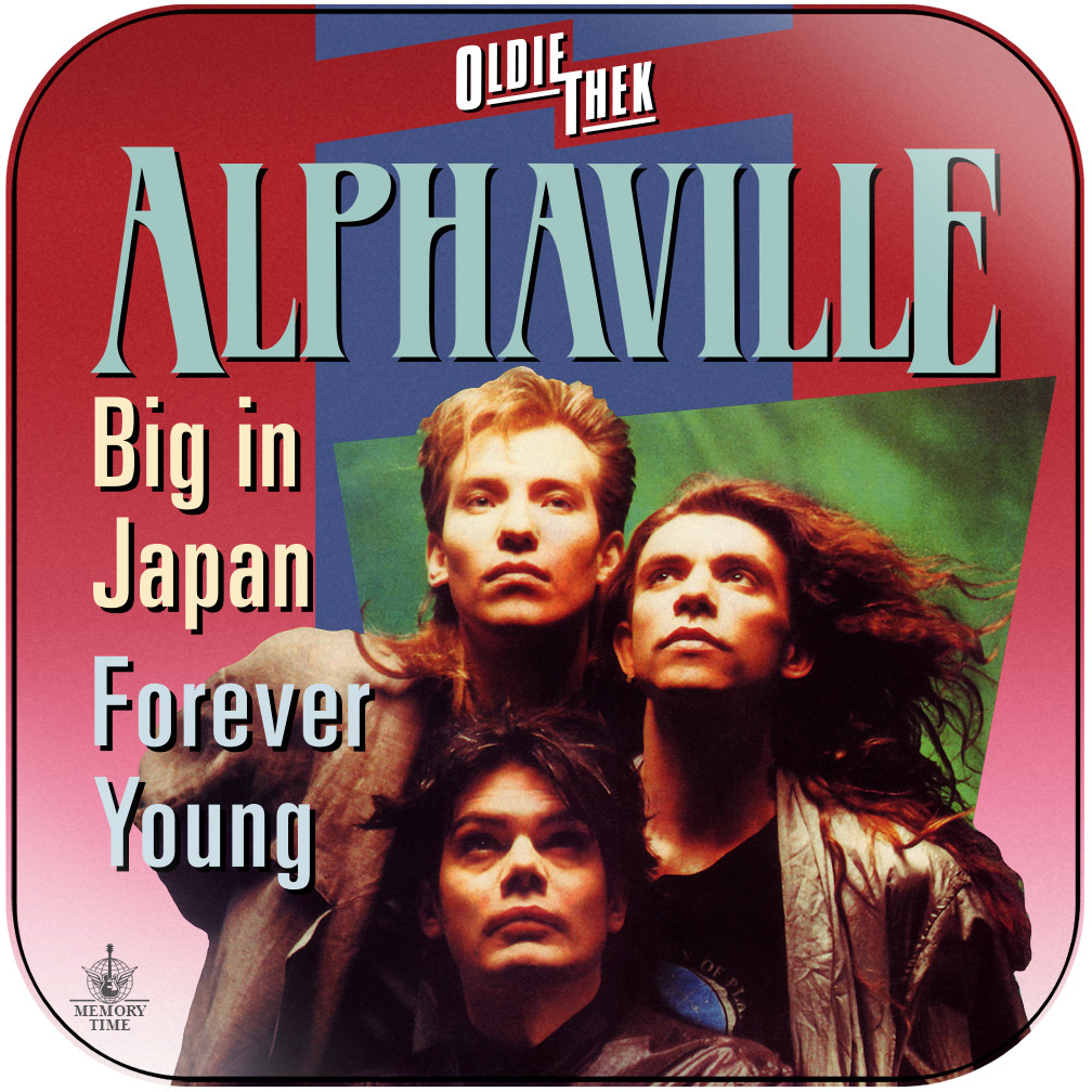Alphaville Big In Japan Forever Young Album Cover Sticker Album