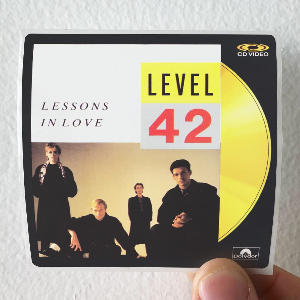 Level 42 Lessons In Love 1 Album Cover Sticker