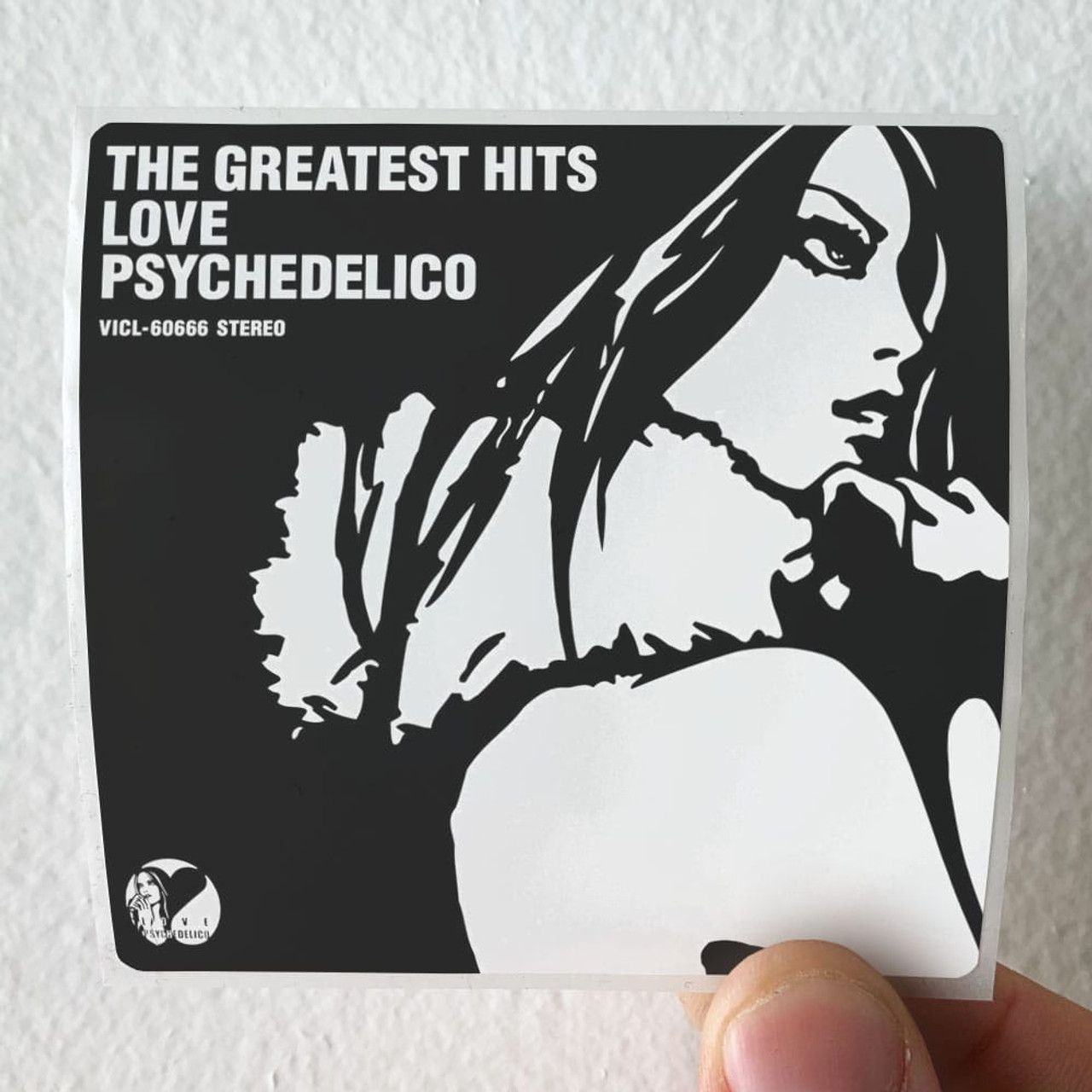 LOVE PSYCHEDELICO The Greatest Hits Album Cover Sticker