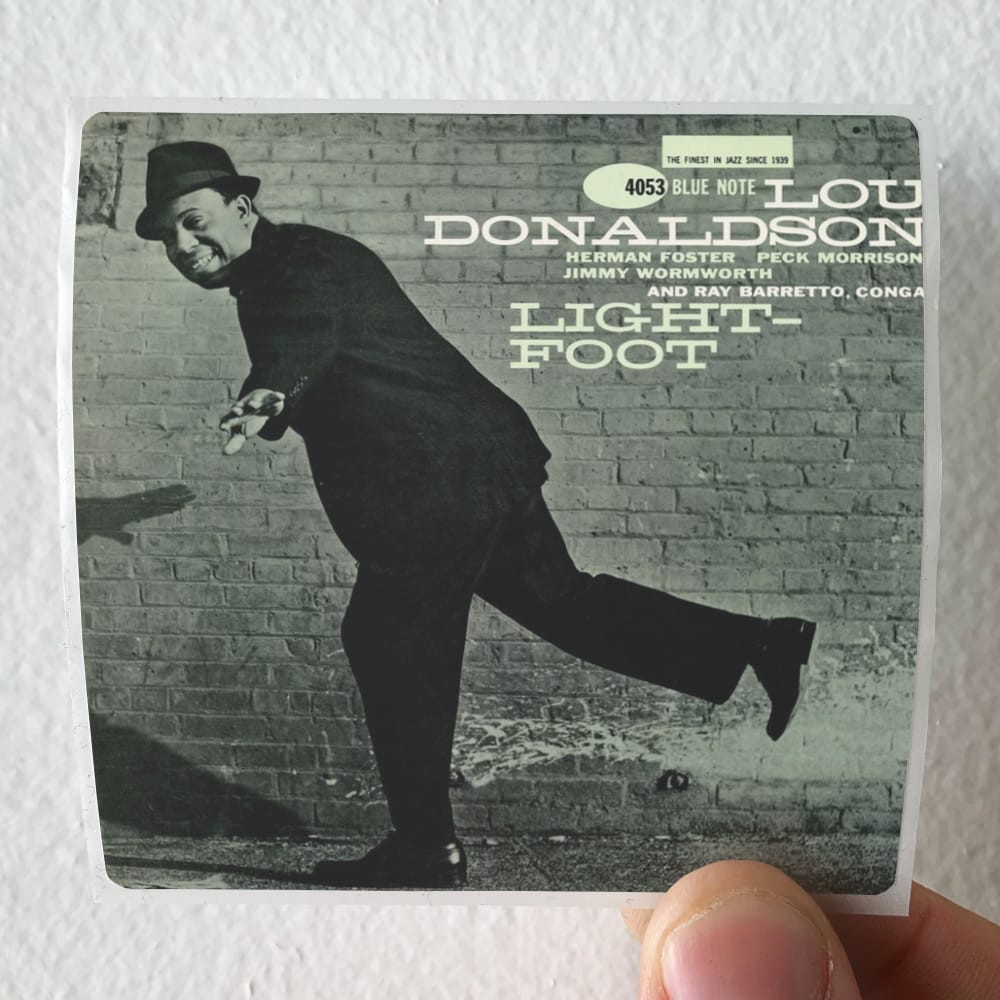 Lou Donaldson Light Foot Album Cover Sticker