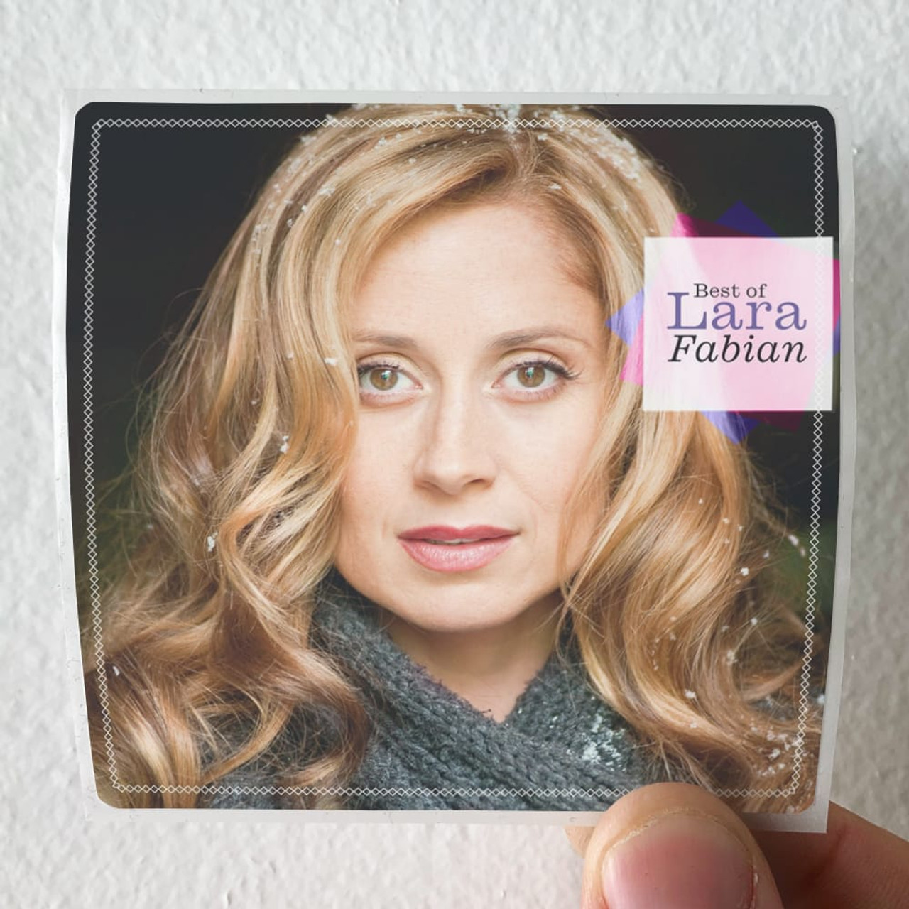 Lara Fabian Best Of Album Cover Sticker