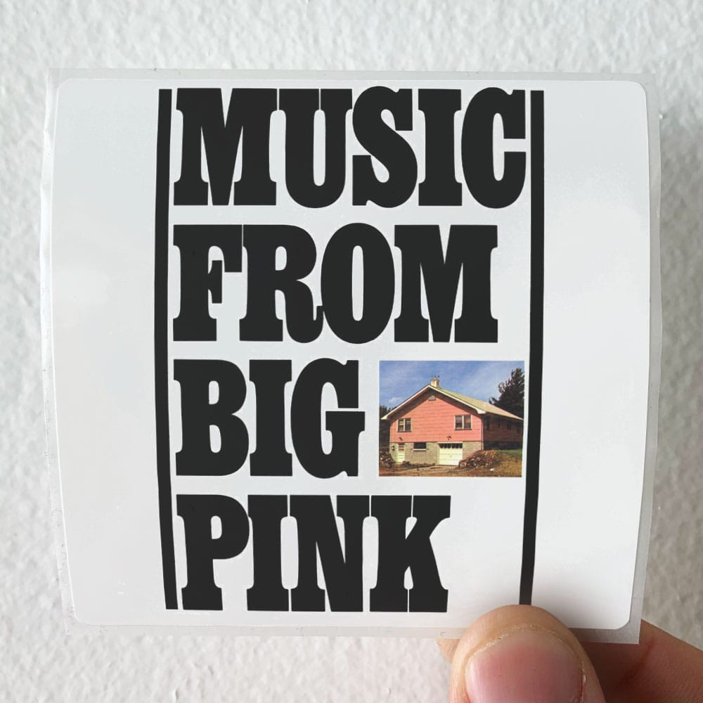 The Band Music From Big Pink Album Cover Sticker
