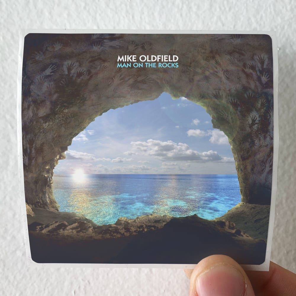 Mike Oldfield Man On The Rocks 1 Album Cover Sticker