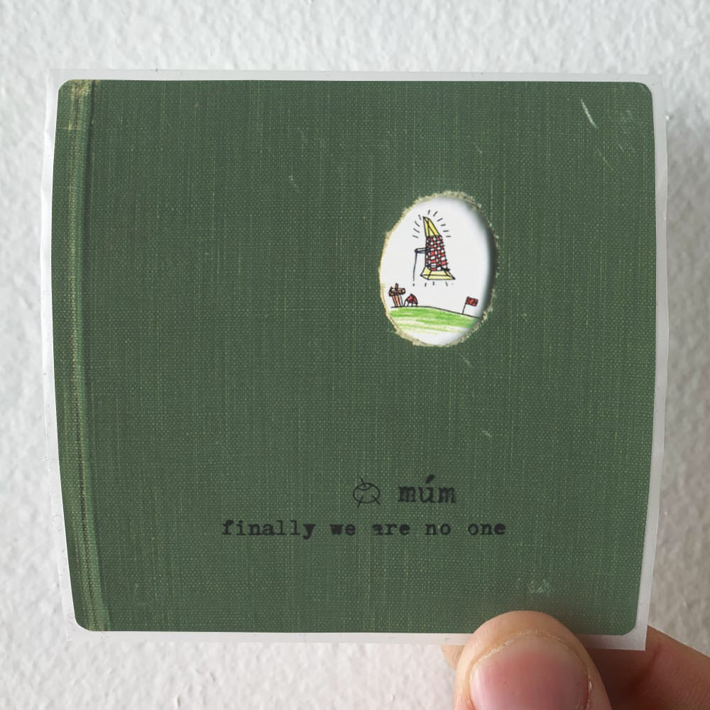 mum Finally We Are No One Album Cover Sticker