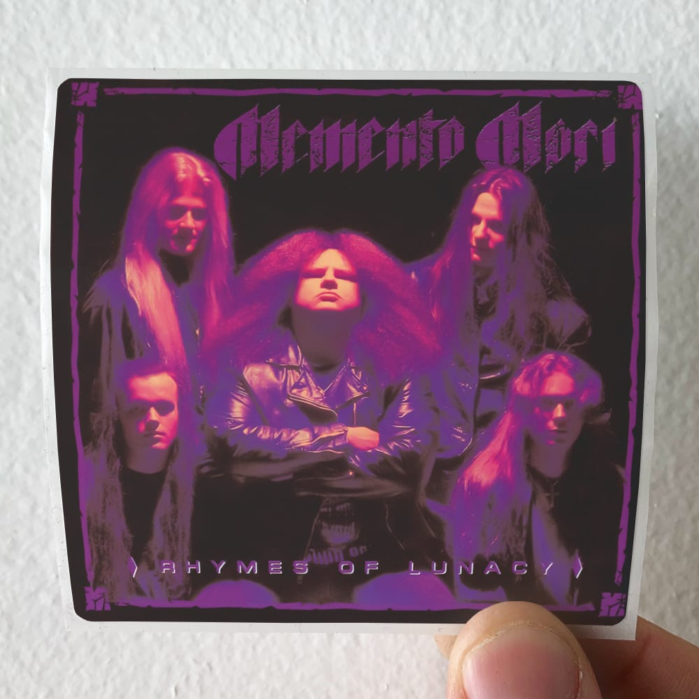 Memento Mori Rhymes Of Lunacy Album Cover Sticker