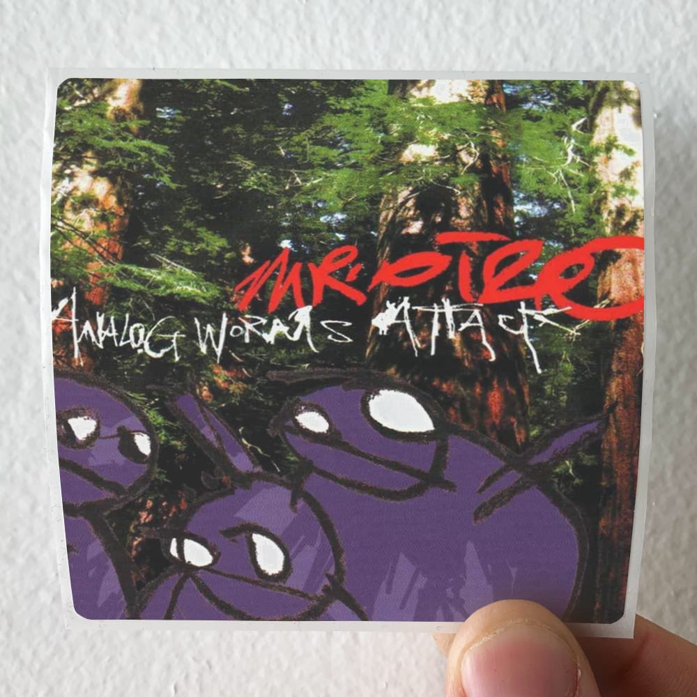 Mr Oizo Analog Worms Attack Album Cover Sticker