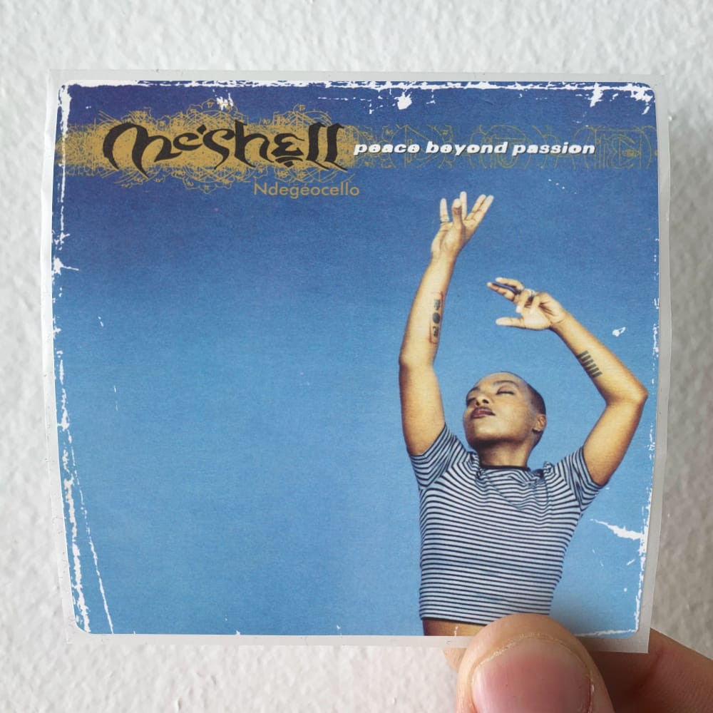 MeShell NdegeOcello Peace Beyond Passion Album Cover Sticker