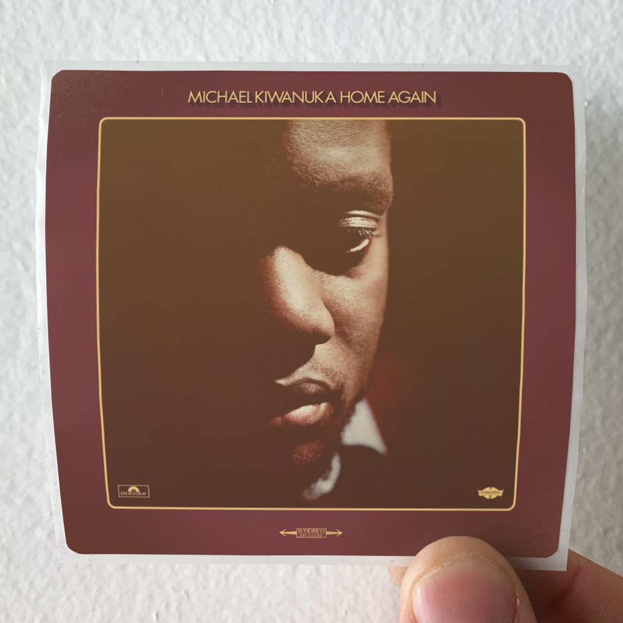 Michael Kiwanuka Home Again Album Cover Sticker