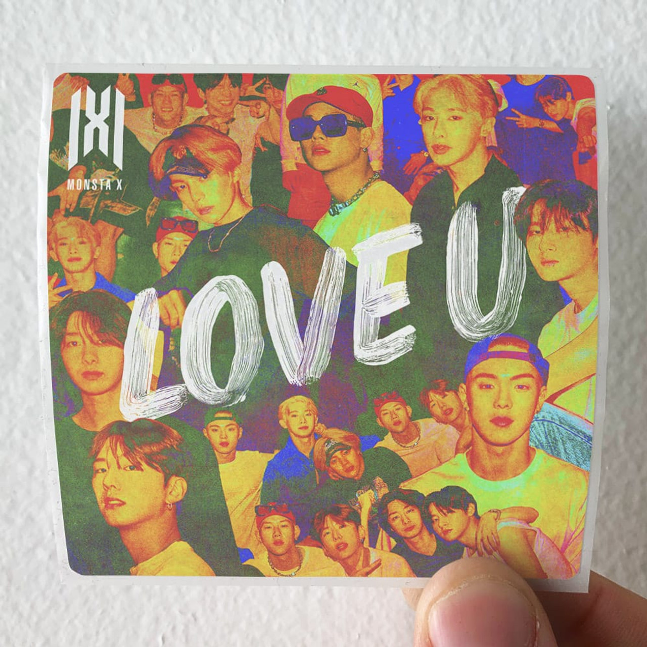 MONSTA X Love U Album Cover Sticker