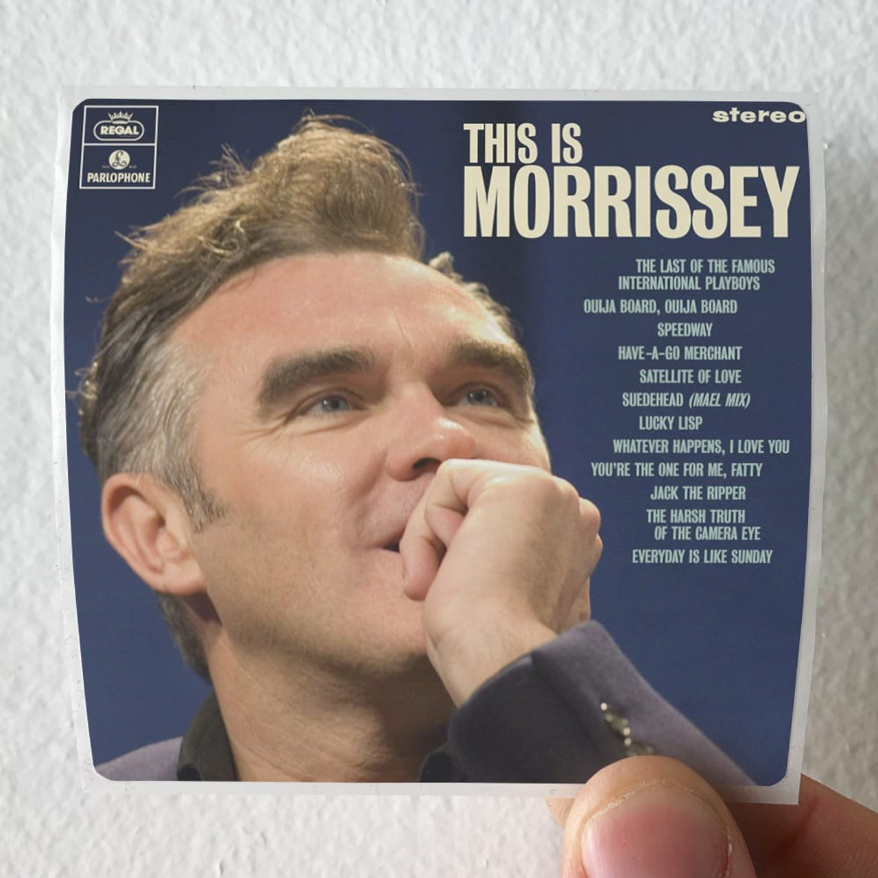 Morrissey This Is Morrissey Album Cover Sticker