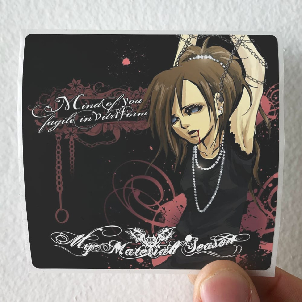 My material season Mind Of You Fragile In Vitriform Album Cover Sticker