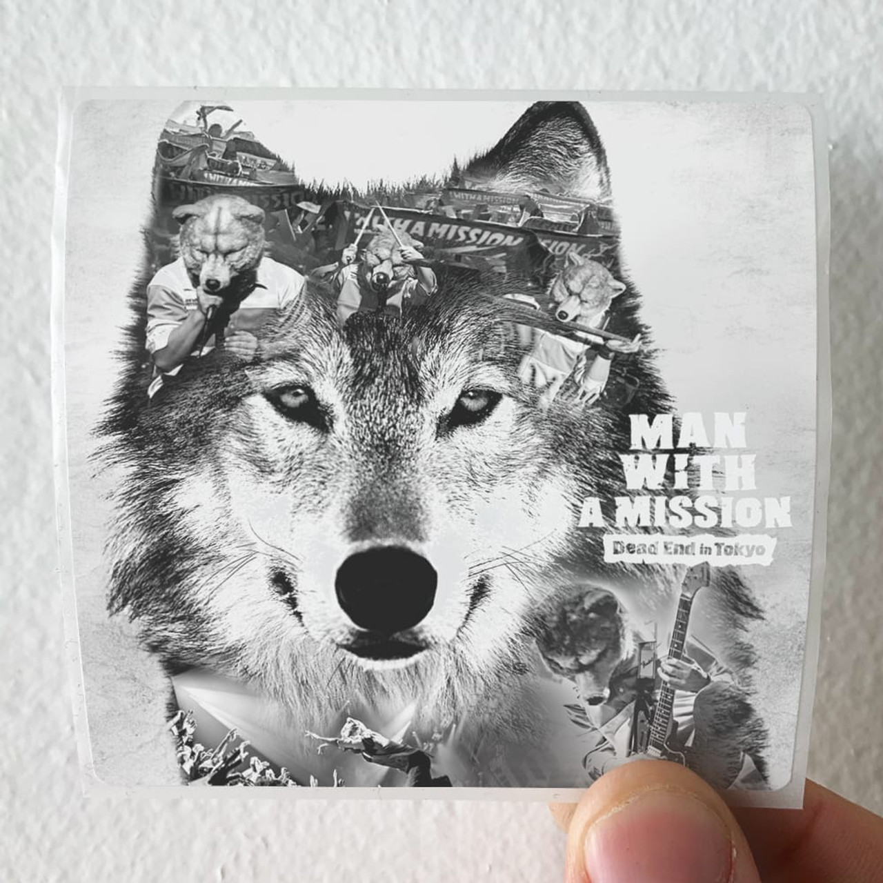 MAN WITH A MISSION Dead End In Tokyo Album Cover Sticker