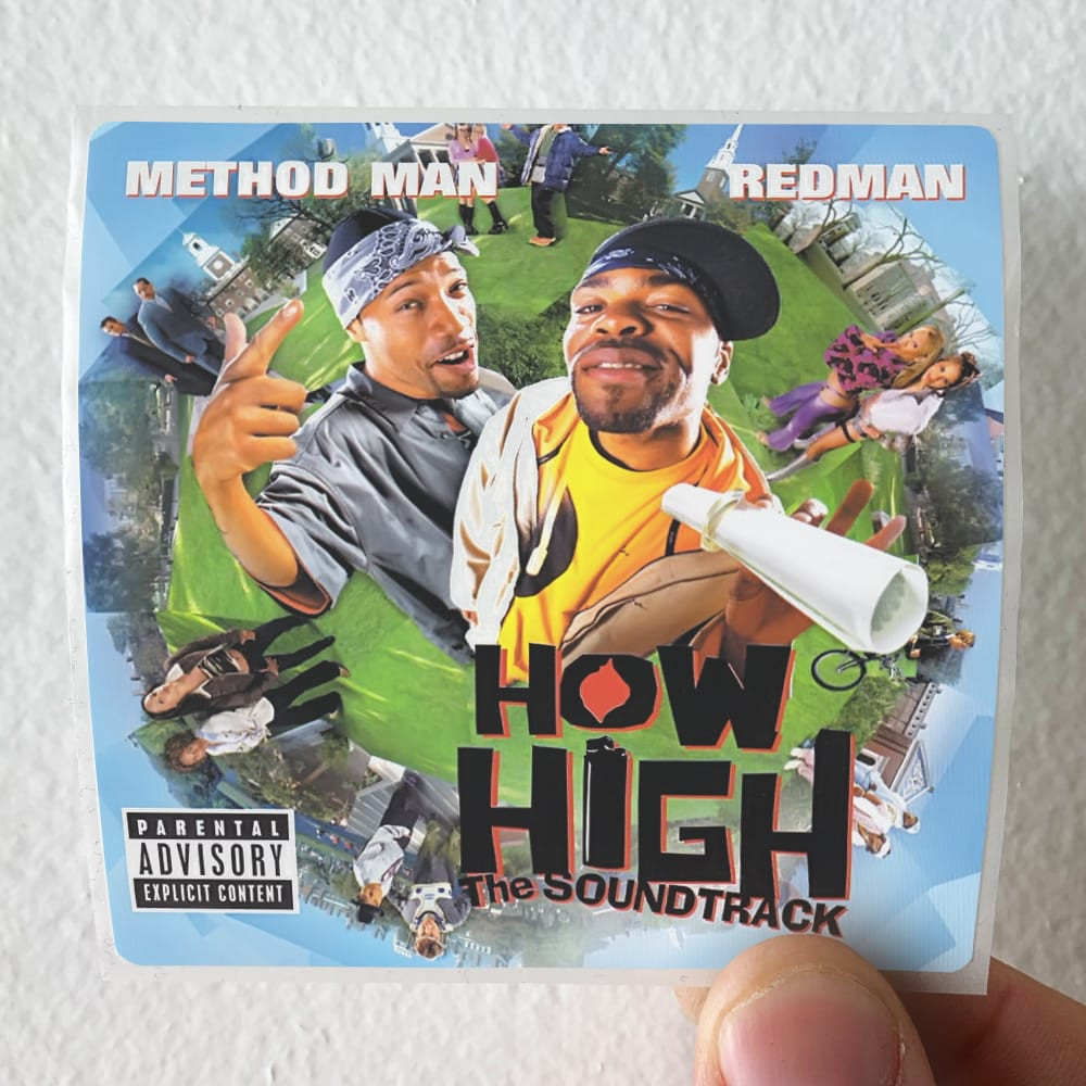 Method Man and Redman How High Album Cover Sticker