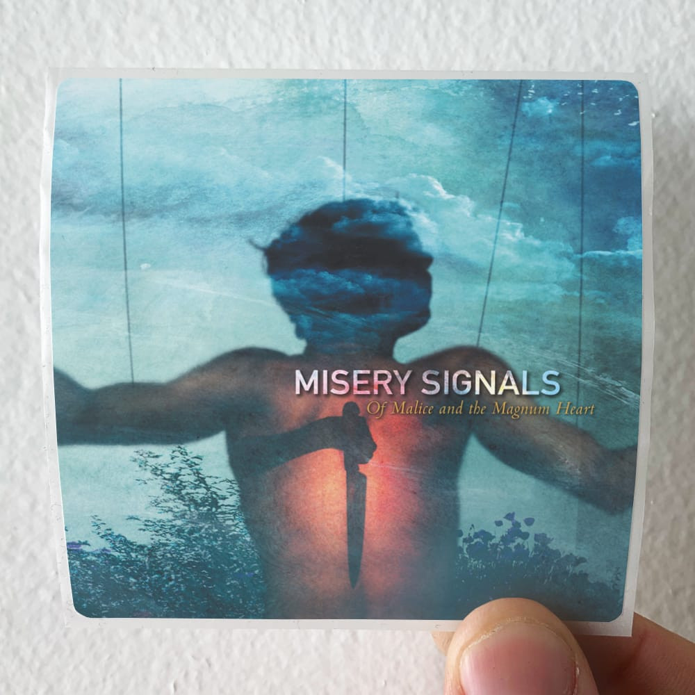 Misery Signals Of Malice And The Magnum Heart Album Cover Sticker