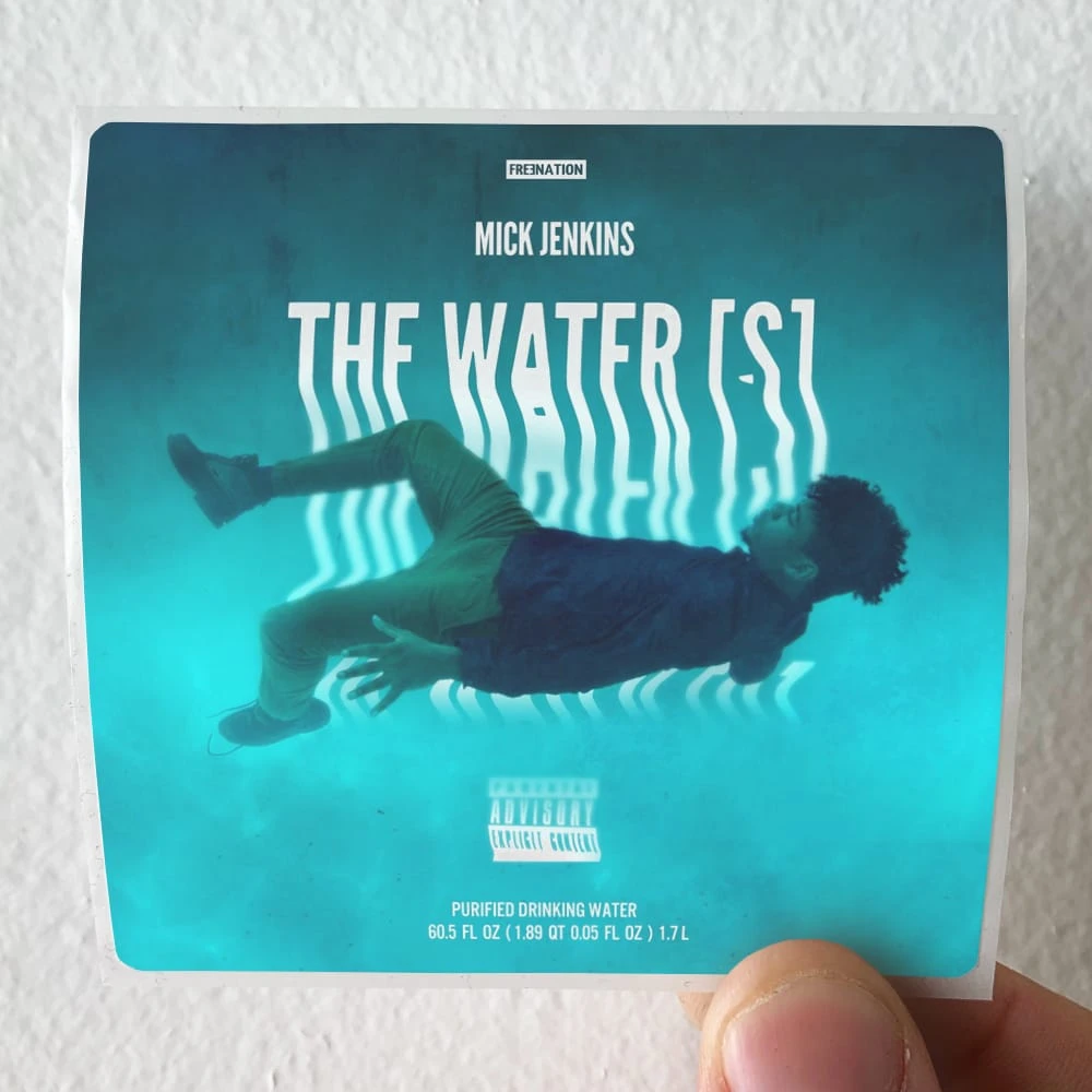 Mick Jenkins The Waters Album Cover Sticker