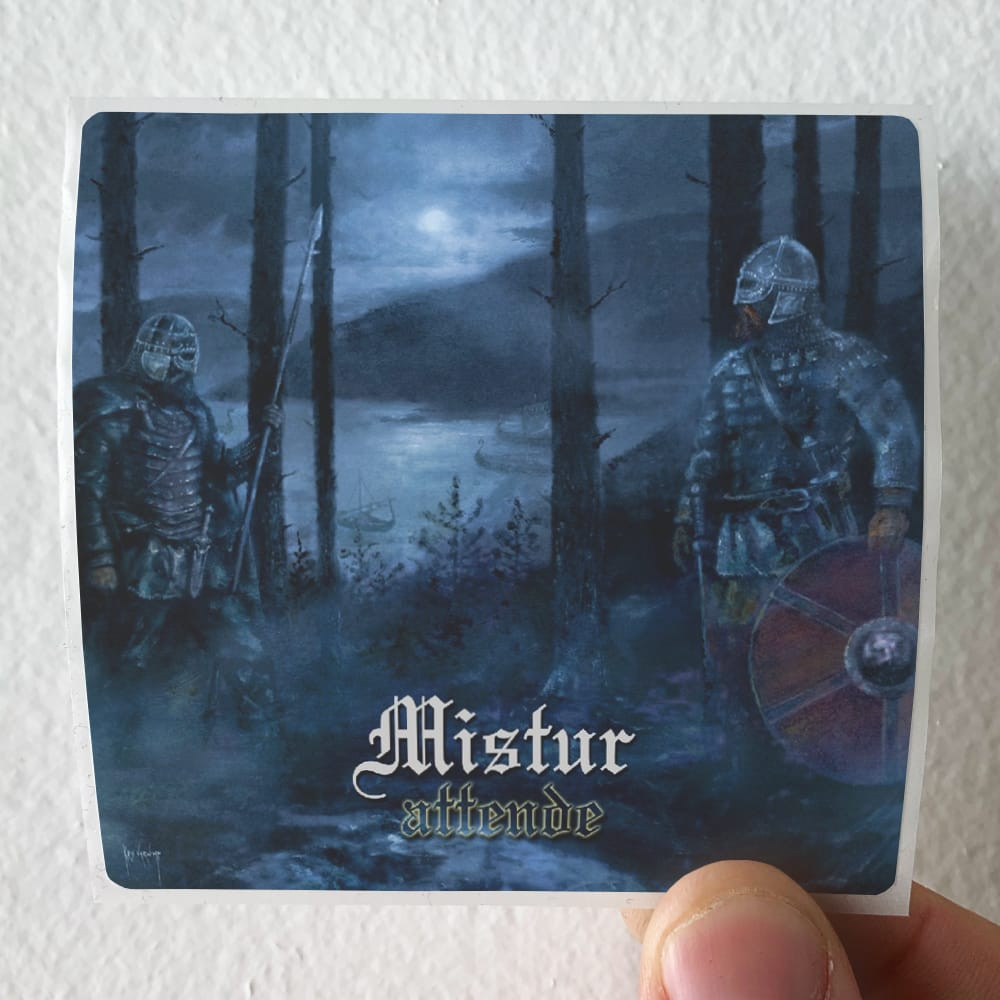 Mistur Mistur Attende Album Cover Sticker