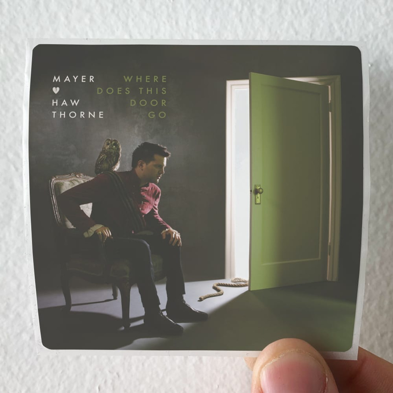 Mayer Hawthorne Where Does This Door Go Album Cover Sticker