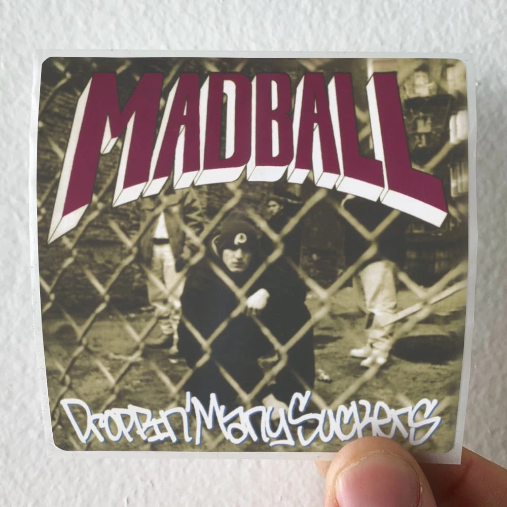 Madball Droppin Many Suckers Album Cover Sticker