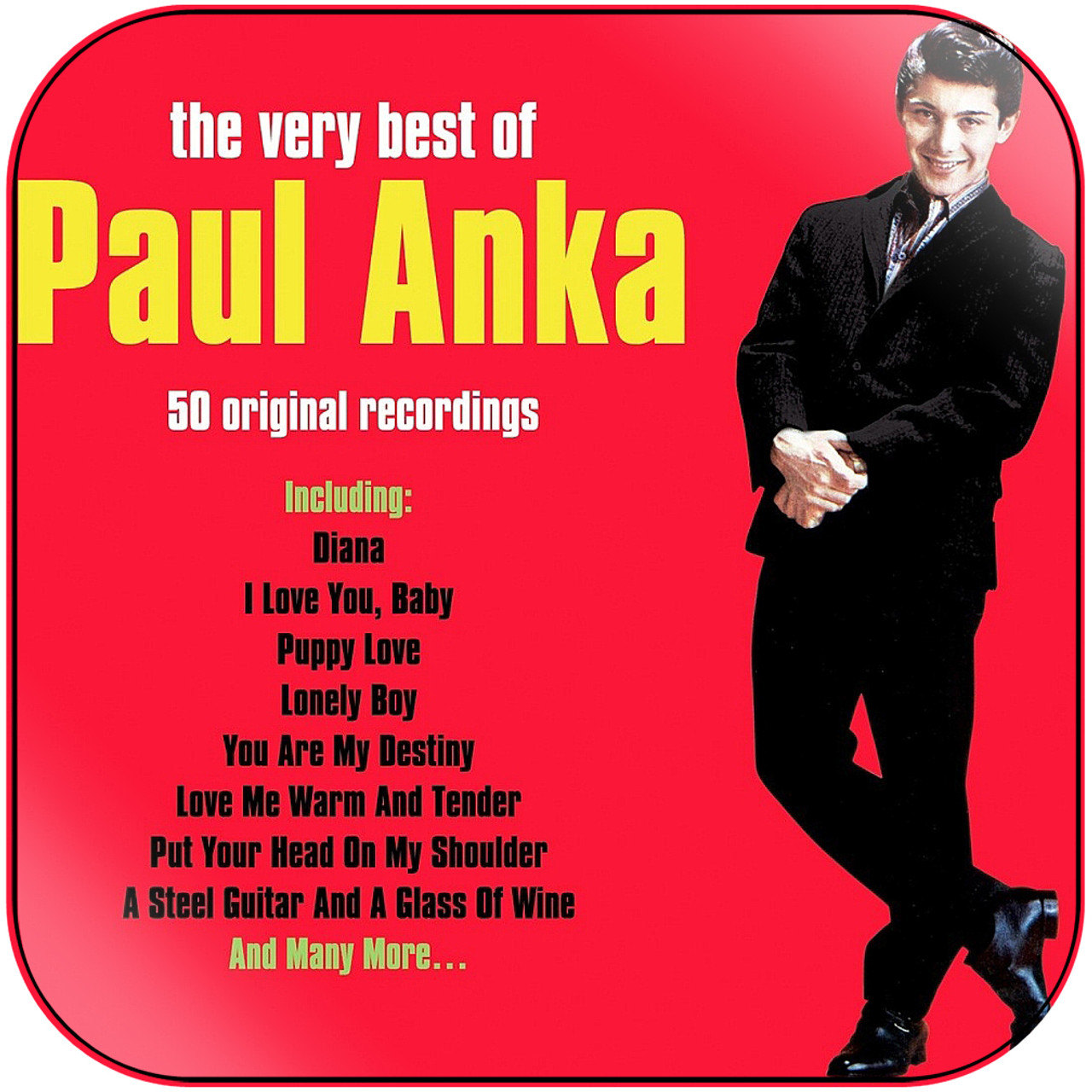 Paul Anka The Very Best Of Paul Anka Album Cover Sticker