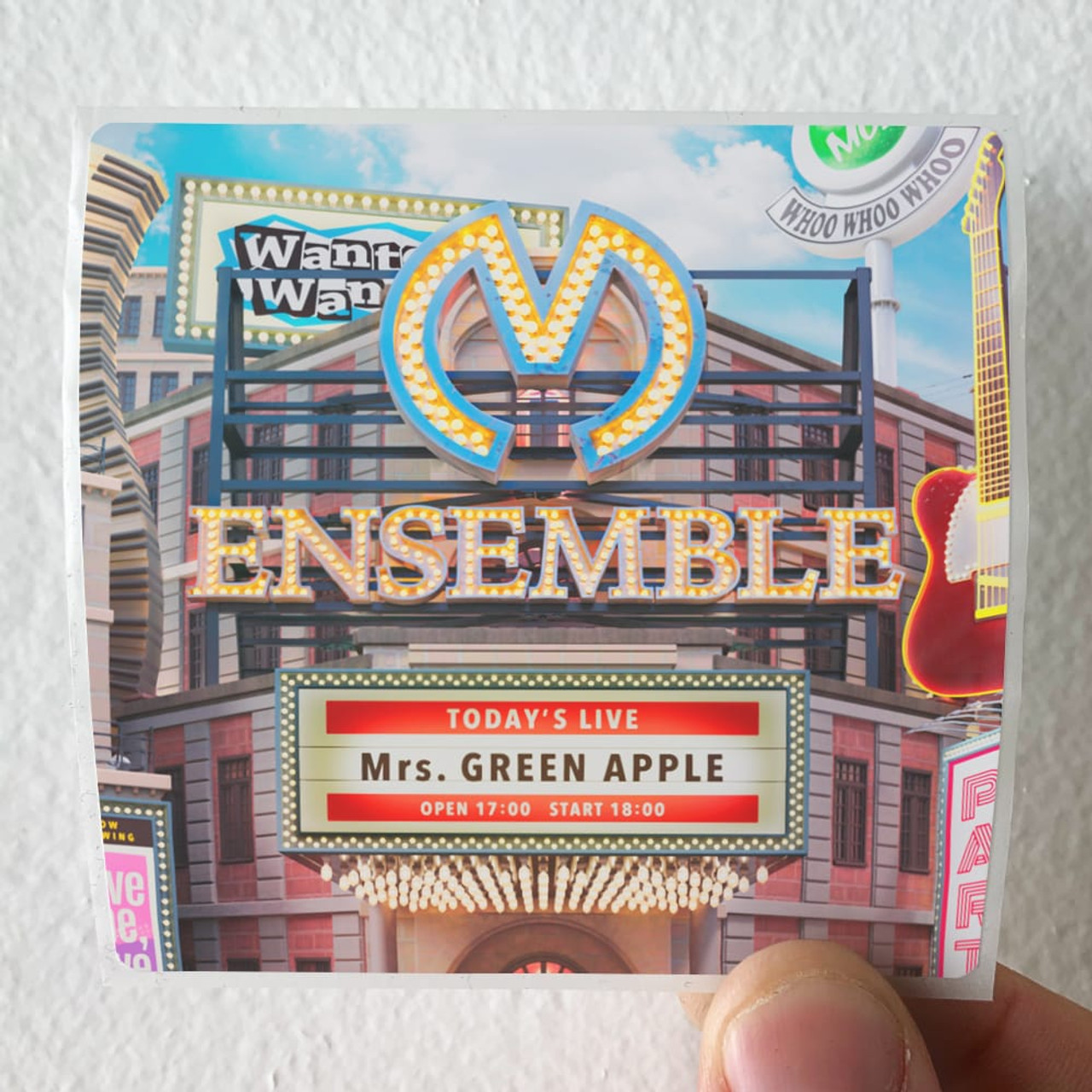 Mrs GREEN APPLE Ensemble Album Cover Sticker