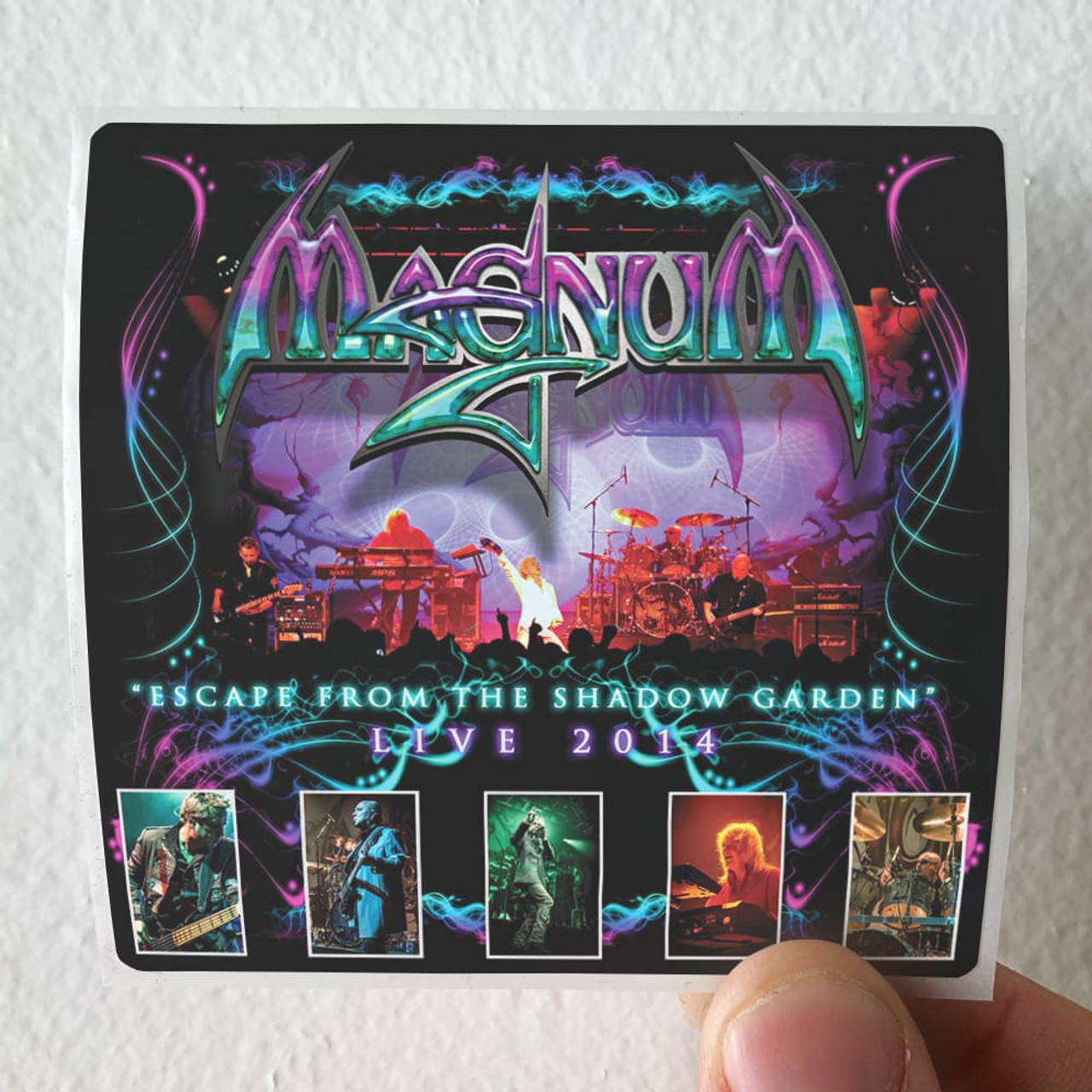 Magnum Escape From The Shadow Garden Live 2014 Album Cover Sticker