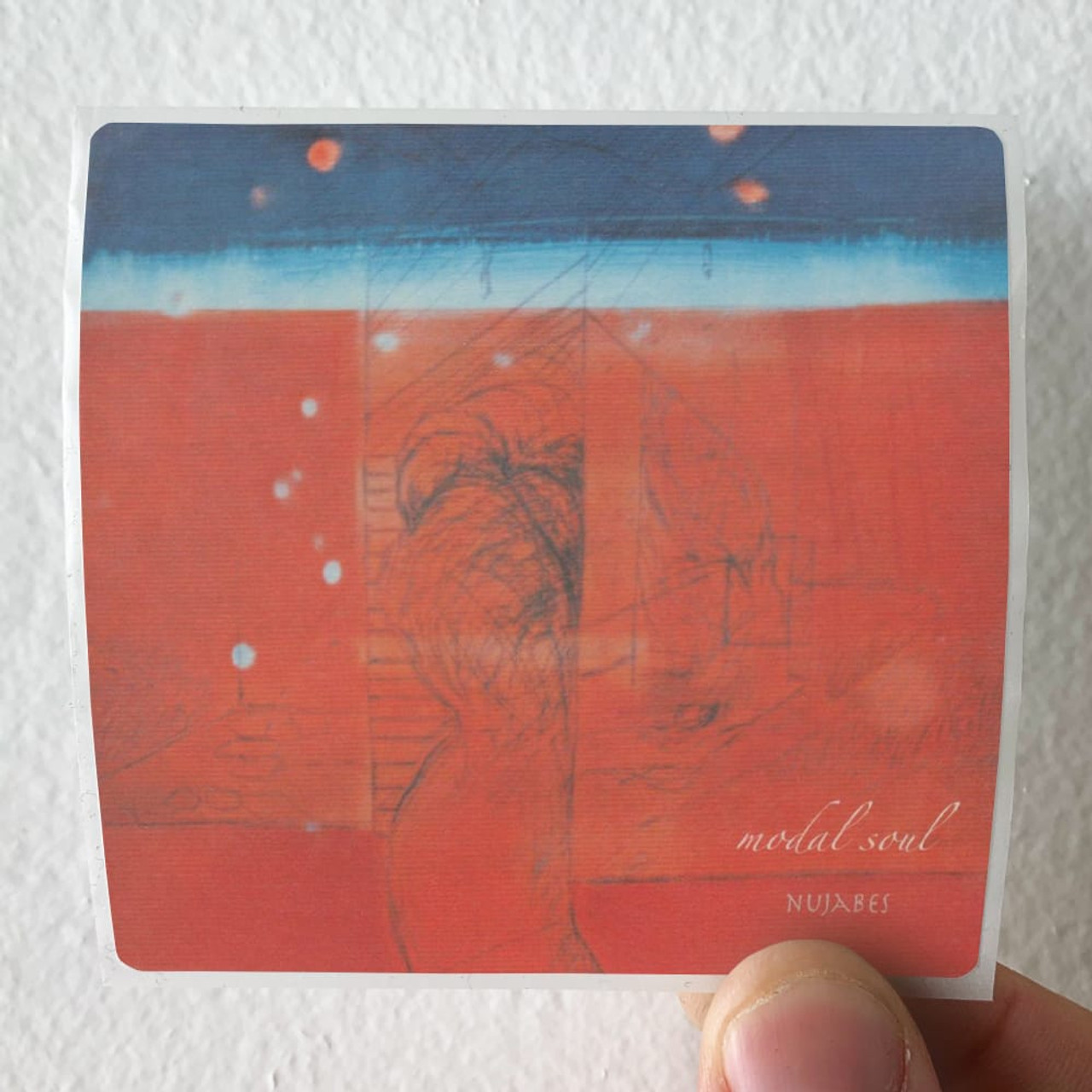 Nujabes Modal Soul Album Cover Sticker