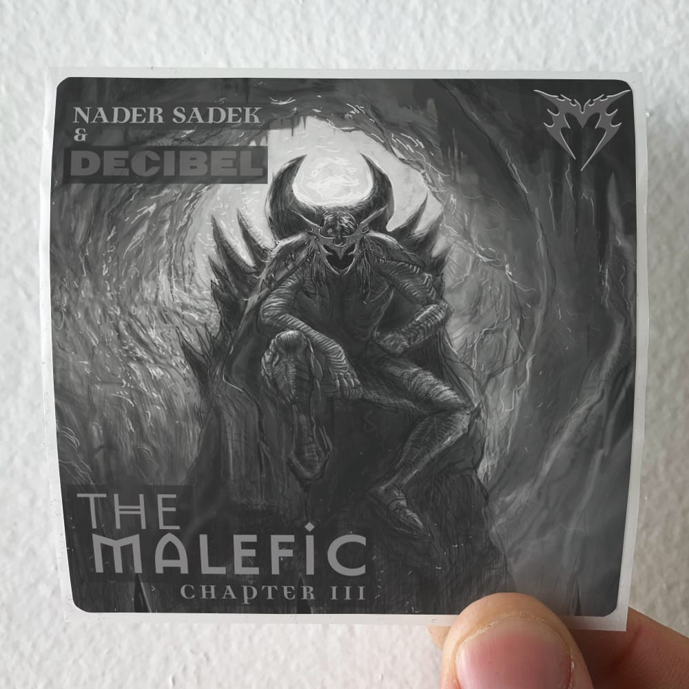 Nader Sadek The Malefic Chapter Iii Album Cover Sticker