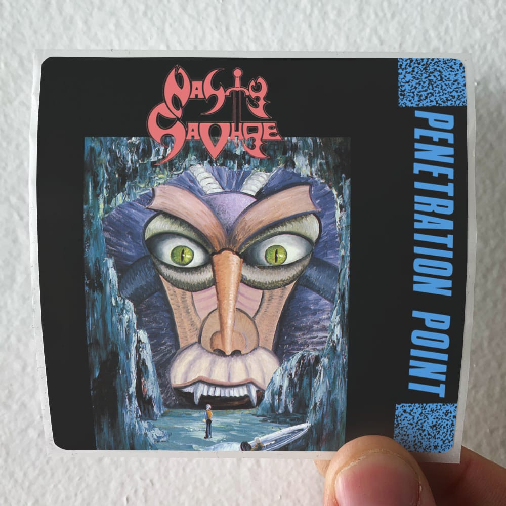 Nasty Savage Penetration Point Album Cover Sticker
