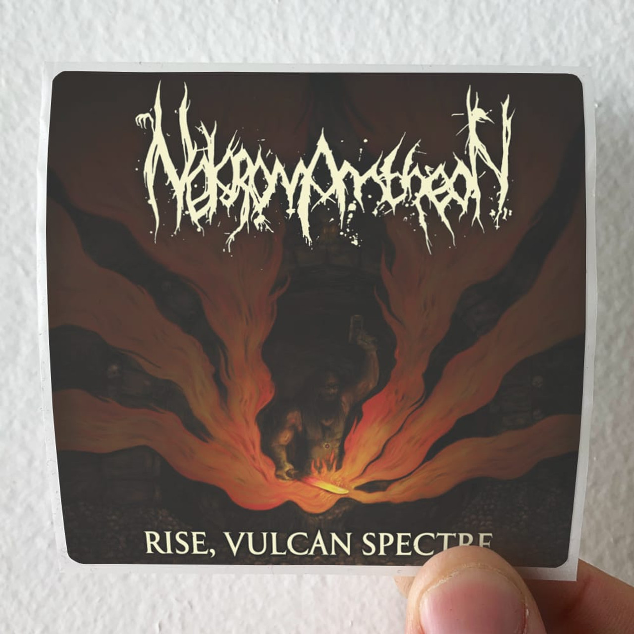 Nekromantheon Rise Vulcan Spectre Album Cover Sticker