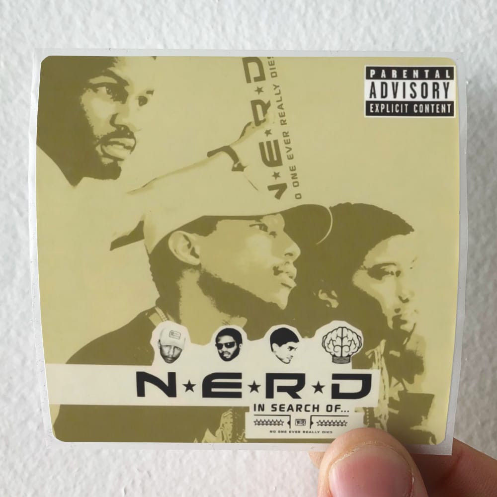 NERD In Search Of Album Cover Sticker