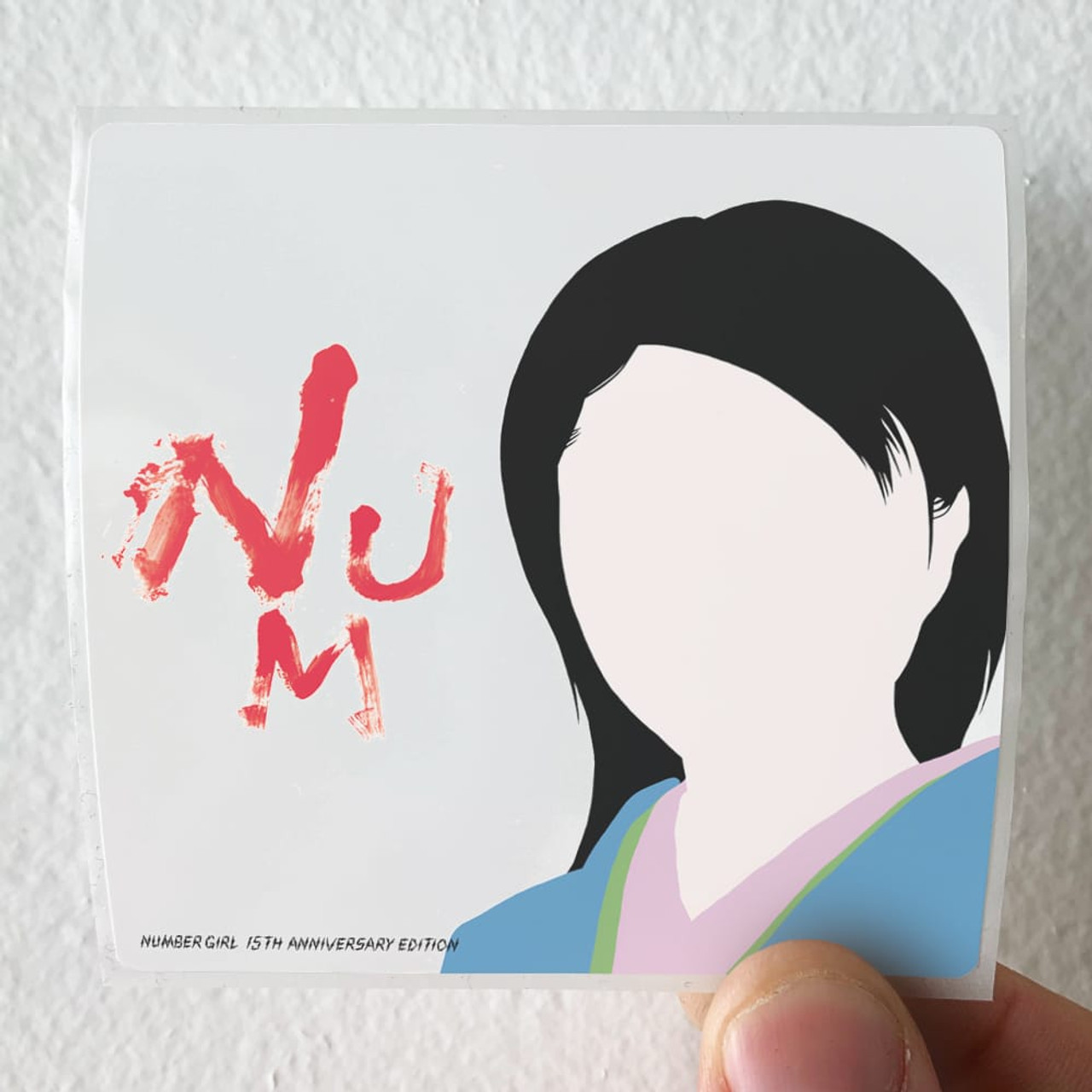 NUMBER GIRL Num Heavymetallic Album Cover Sticker