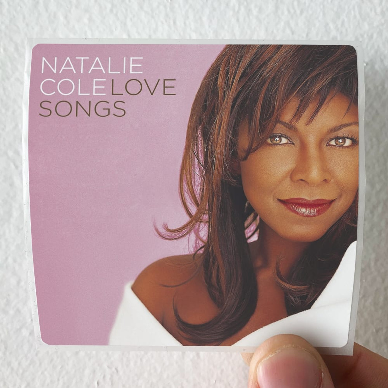 Natalie Cole Love Songs Album Cover Sticker