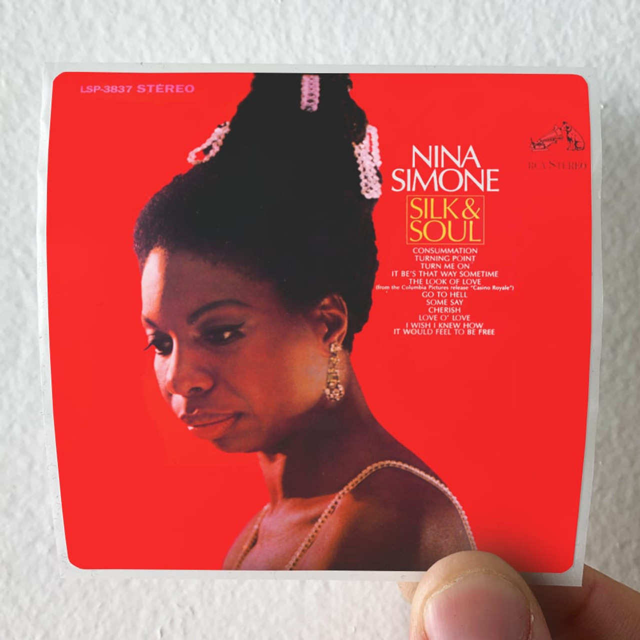 Nina Simone Silk Soul Album Cover Sticker