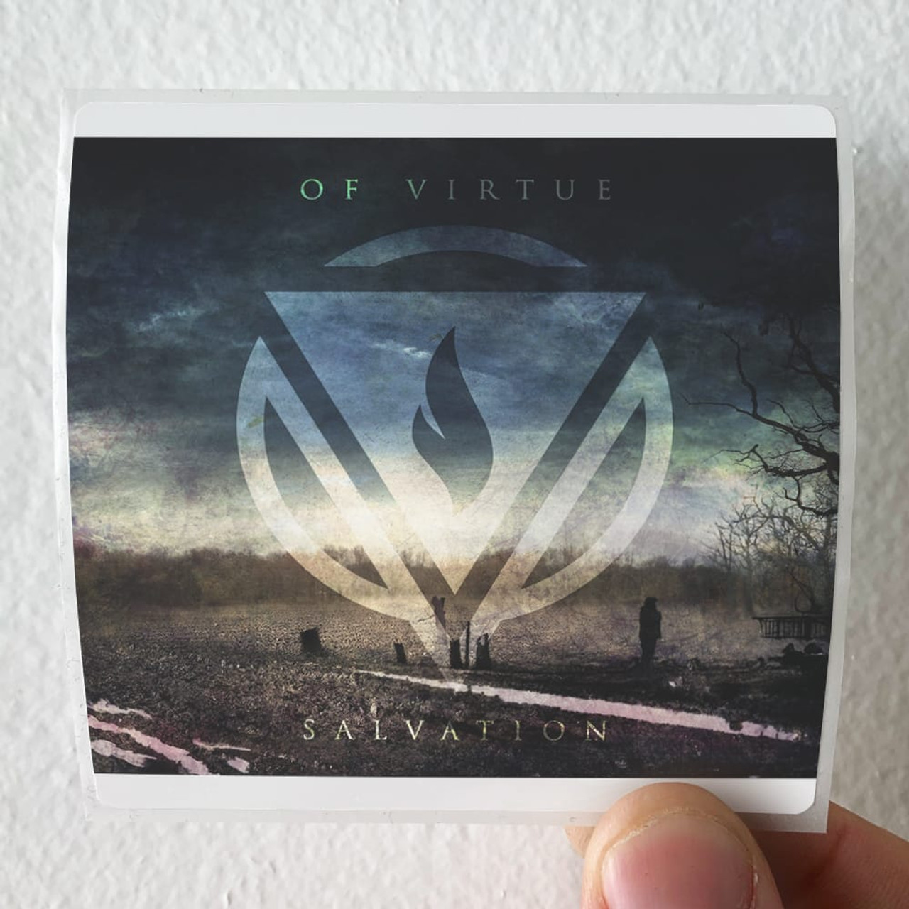 Of Virtue Salvation Album Cover Sticker