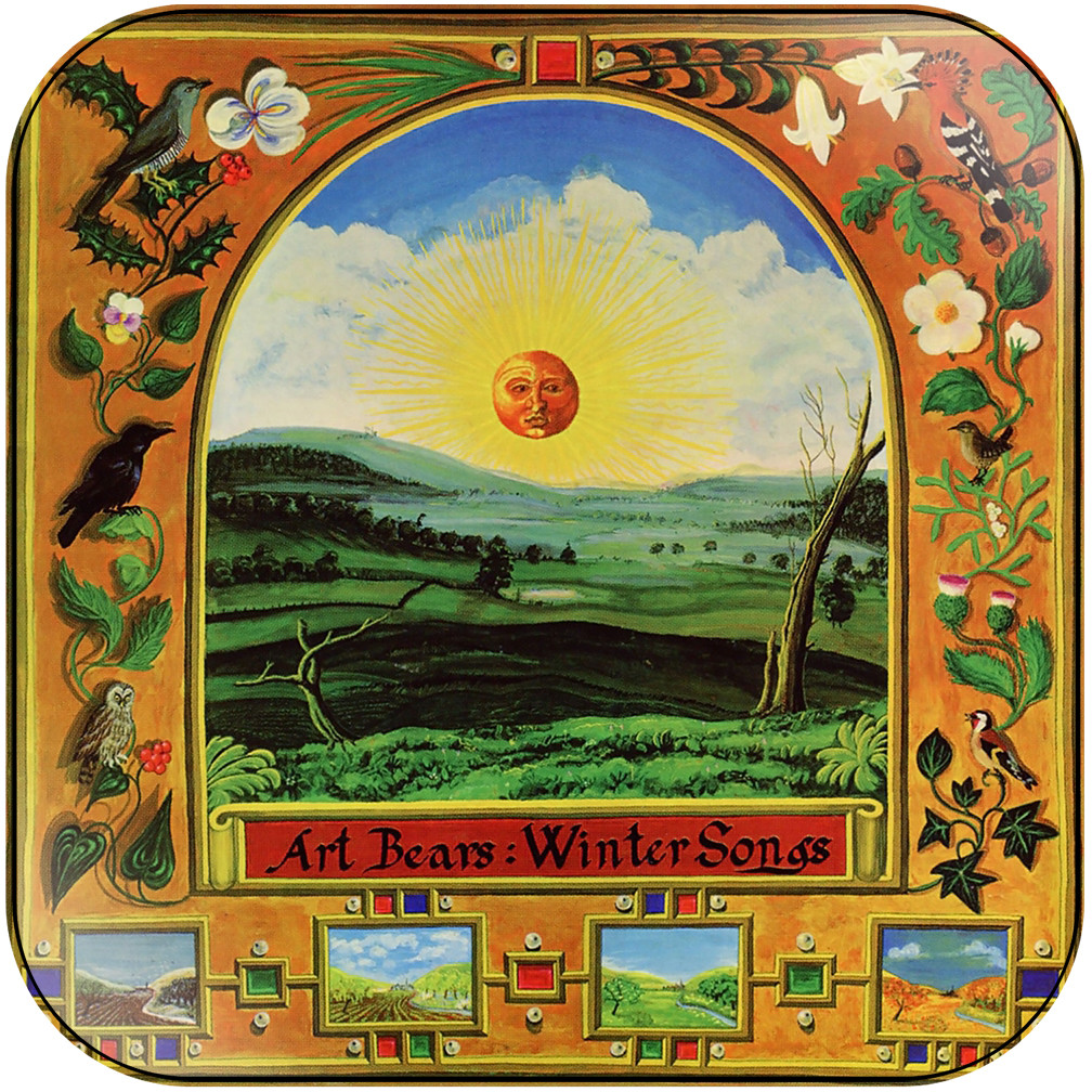 Art Bears Winter Songs Album Cover Sticker Album Cover Sticker