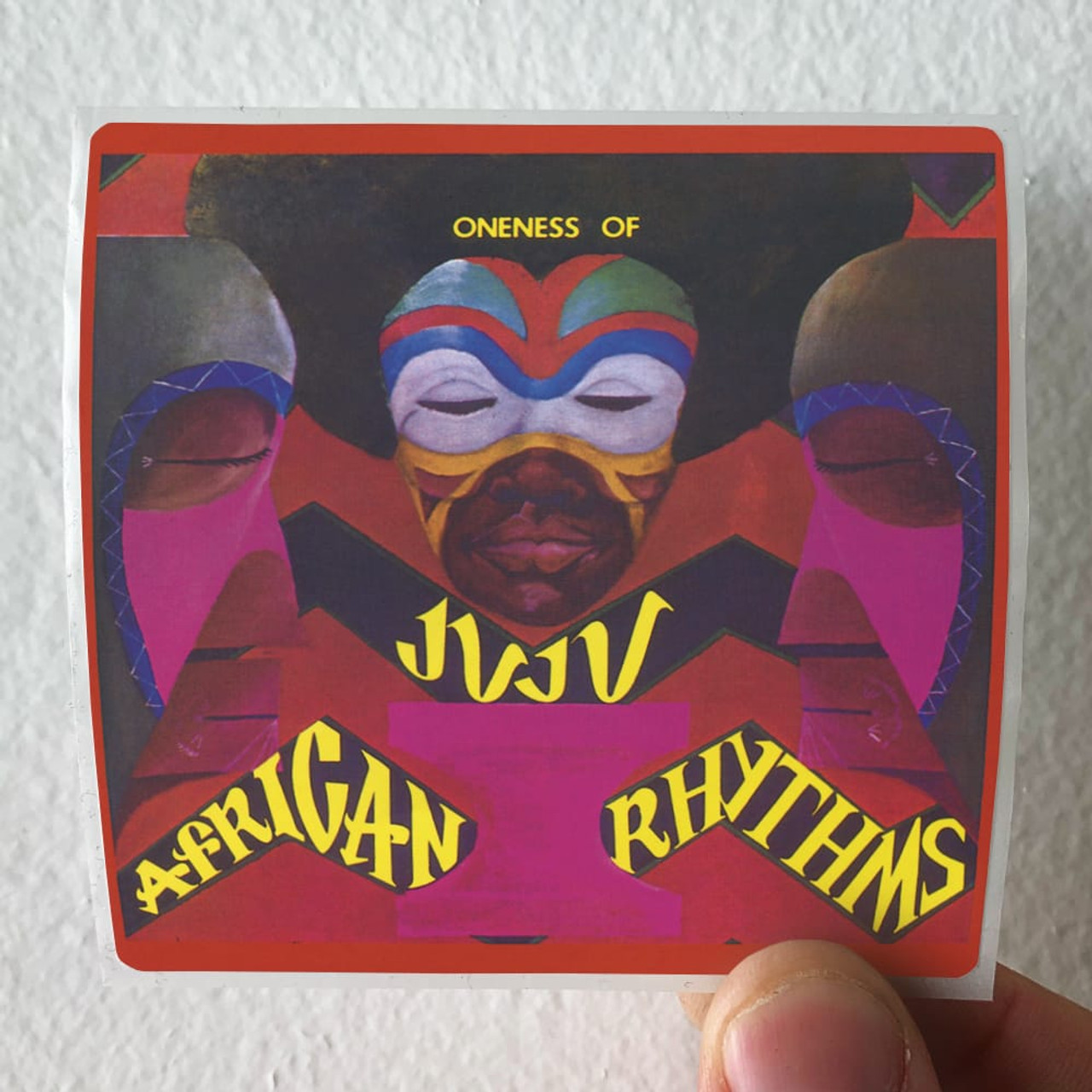 Oneness of Juju African Rhythms Album Cover Sticker